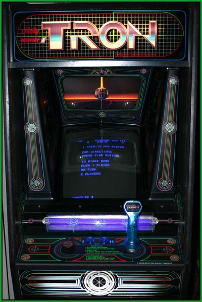 A picture of my tron arcade game