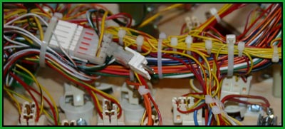 clean pinball wiring harness